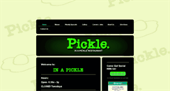 Desktop Screenshot of in-a-pickle.com