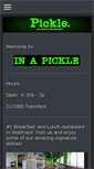 Mobile Screenshot of in-a-pickle.com